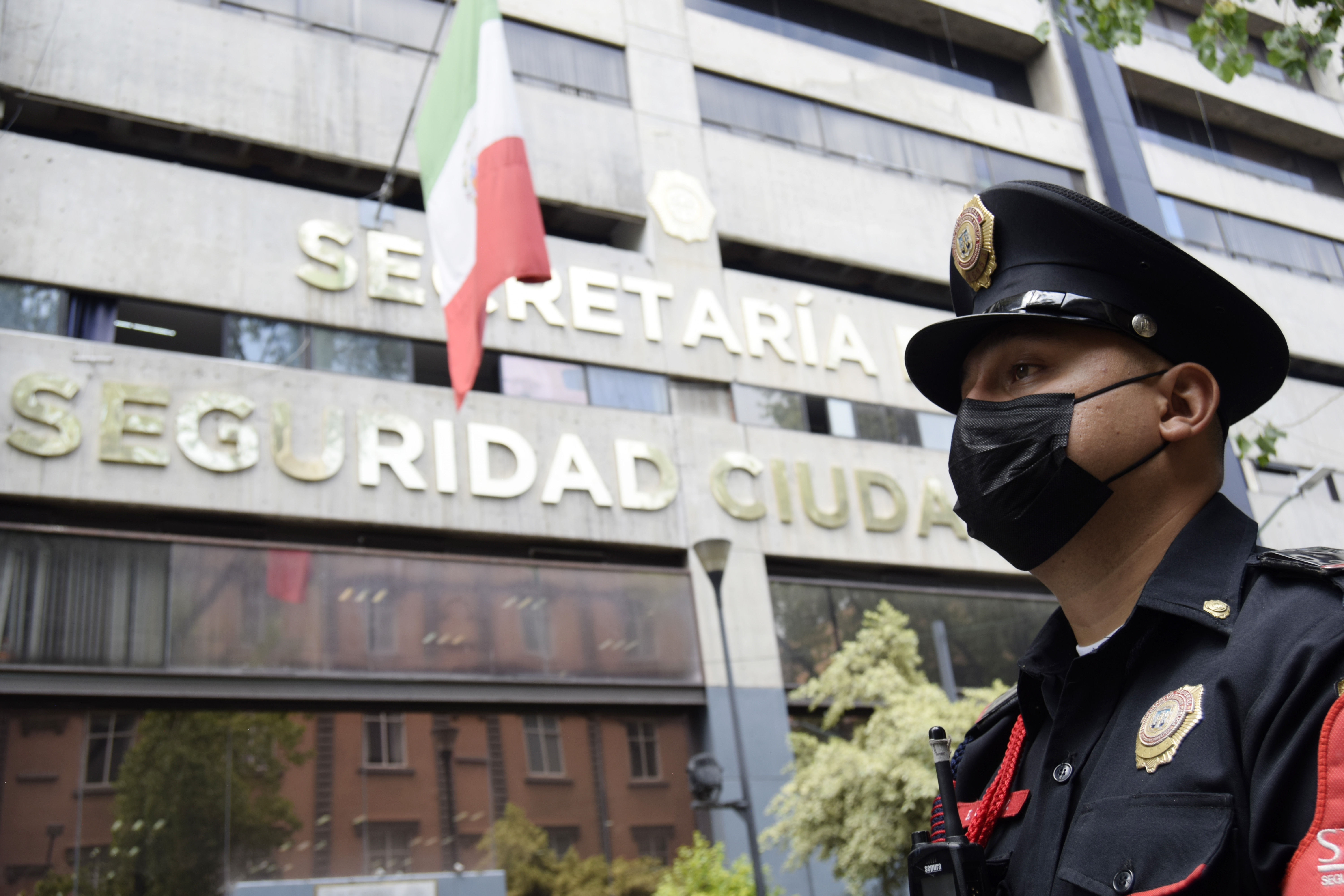 Placa Policía De La Ciudad De México