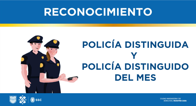 Policía distinguido del mes