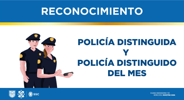 Policía distinguido del mes