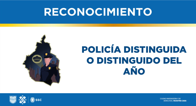 Policía distinguido del año