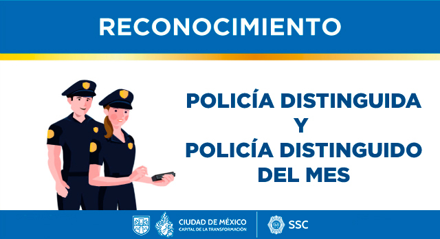 Policía distinguido del mes