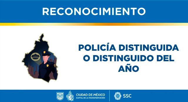 Policía distinguido del año