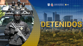 2696: En la alcaldía Gustavo A. Madero, oficiales de la SSC detuvieron a un hombre en posesión de posible droga y a dos mujeres por intentar impedir la detención